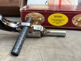 NIB with Display Case Colt Single Action Army 44-40 Sheriff's Model Nickel Finish with Ebony Grips - 4 of 18