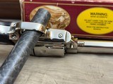 NIB with Display Case Colt Single Action Army 44-40 Sheriff's Model Nickel Finish with Ebony Grips - 5 of 18