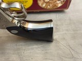 NIB with Display Case Colt Single Action Army 44-40 Sheriff's Model Nickel Finish with Ebony Grips - 14 of 18