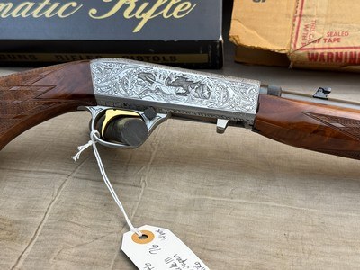 1980 Browning SA22 Grade III Signed by M. Hiro Gorgeous Walnut in Box with Shipping Sleeve