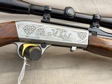Very Nice 1965 Belgian Browning SA22 .22lr Grade II with Period Browning 4X Scope and Mount - 3 of 23