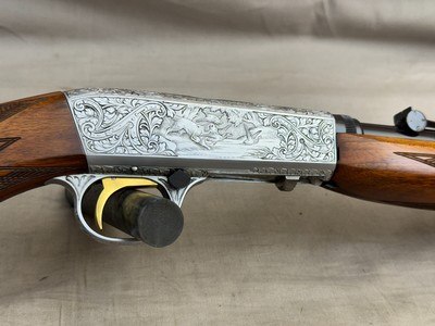 Quality 1957 Belgium Browning SA22 Grade III Wheelsight 22lr Bright Coin Finished Receiver