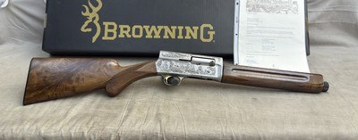 ANIB Browning Auto 5 Final Tribute 12ga with Gorgeous High Gloss Feathered Walnut and Factory Letter #481 of 1000