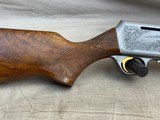 1980 Belgium Browning BAR Grade IV 30-06 Exceptional Carved Walnut Stocks - 3 of 24