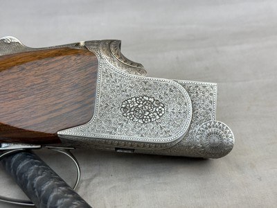 Exceptionally Fine Belgian Browning Superposed "C" Exhibition SN C62 12ga 28" IC/IC Signed by Bleus