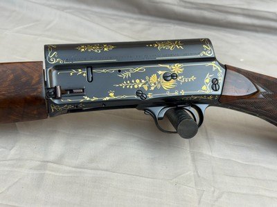 1925 Belgian Browning Auto 5 Grade IV 16ga Factory Gold Inlaid