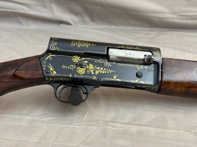 1925 Belgian Browning Auto 5 Grade IV 16ga Factory Gold Inlaid