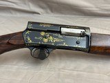 1925 Belgian Browning Auto 5 Grade IV 16ga Factory Gold Inlaid