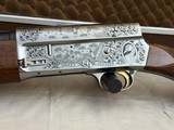 Browning Auto 5 Sweet Sixteen 16ga Ducks Unlimited Factory Engraved and Signed by T. Uzihara in the Original Case - 4 of 25