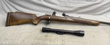 Scarce Pre-Salt 1964 Belgian Browning Safari Grade High Power Rifle Chambered in .308 Norma Magnum + Vintage Bausch & Lomb Scope