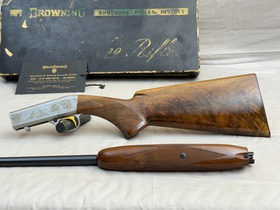 Stunning 1969 Belgian Browning SA22 Grade II .22lr Initialed by Charles Servais