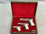 1st Year Production Browning 3 Pistol Renaissance Set Hi Power 9mm + 1910/1955 380acp + Baby 25acp - 2 of 24