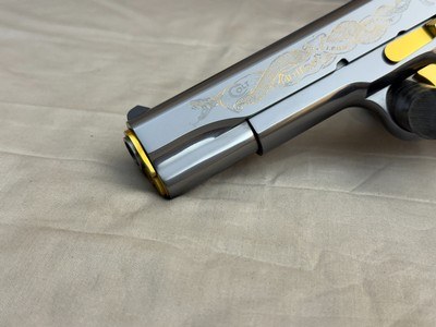 RARE Colt Rattlesnake TITANIUM Edition 1911A1 45ACP in Display Case - Image 10 of 19