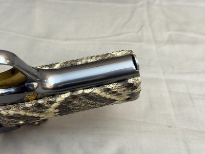 RARE Colt Rattlesnake TITANIUM Edition 1911A1 45ACP in Display Case - Image 15 of 19