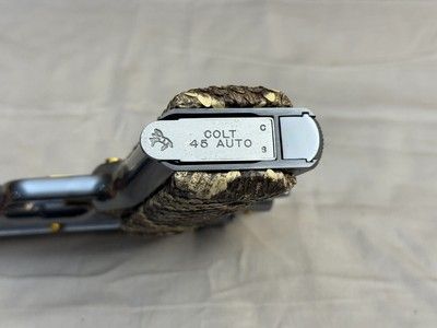 RARE Colt Rattlesnake TITANIUM Edition 1911A1 45ACP in Display Case - Image 16 of 19