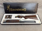 Stunning 1987 Browning Citori Grade VI 410ga Blued Receiver with Gold Inlays 26