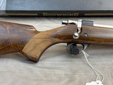 1972 Sako Finland Browning Safari Grade Rifle 243 Winchester Pencil Barrel Iron Sights Gorgeous Wood - 3 of 25