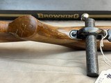 1972 Sako Finland Browning Safari Grade Rifle 243 Winchester Pencil Barrel Iron Sights Gorgeous Wood - 8 of 25