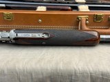 RARE 1966 Belgian Browning Superposed Pointer Grade 12ga/20ga Two Barrel Skeet Set RKLT Hydra-Coil Stock Double Signed by A. Marechal - 20 of 25