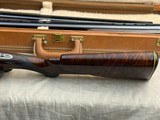 RARE 1966 Belgian Browning Superposed Pointer Grade 12ga/20ga Two Barrel Skeet Set RKLT Hydra-Coil Stock Double Signed by A. Marechal - 12 of 25