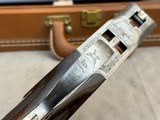 RARE 1966 Belgian Browning Superposed Pointer Grade 12ga/20ga Two Barrel Skeet Set RKLT Hydra-Coil Stock Double Signed by A. Marechal - 3 of 25