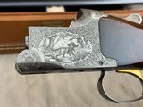RARE 1966 Belgian Browning Superposed Pointer Grade 12ga/20ga Two Barrel Skeet Set RKLT Hydra-Coil Stock Double Signed by A. Marechal - 5 of 25