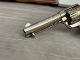 LNIB 1988 Colt SAA Engraving Sampler .45colt Ivory Grips Nickel Finish - Image 8 of 25
