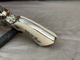 LNIB 1988 Colt SAA Engraving Sampler .45colt Ivory Grips Nickel Finish - Image 12 of 25