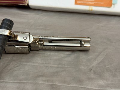 LNIB 1988 Colt SAA Engraving Sampler .45colt Ivory Grips Nickel Finish - Image 16 of 25