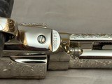 LNIB 1988 Colt SAA Engraving Sampler .45colt Ivory Grips Nickel Finish - Image 17 of 25