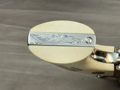 LNIB 1988 Colt SAA Engraving Sampler .45colt Ivory Grips Nickel Finish - Image 19 of 25