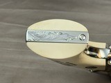 LNIB 1988 Colt SAA Engraving Sampler .45colt Ivory Grips Nickel Finish - Image 19 of 25
