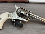 LNIB 1988 Colt SAA Engraving Sampler .45colt Ivory Grips Nickel Finish - Image 14 of 25