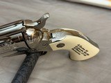 LNIB 1988 Colt SAA Engraving Sampler .45colt Ivory Grips Nickel Finish - Image 11 of 25