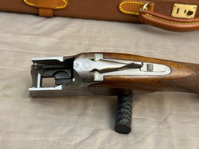 Excellent 1984 Belgian Browning Superposed B4 Grade Signed by E. Vos 12ga 27.5