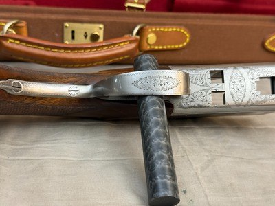 Excellent 1984 Belgian Browning Superposed B4 Grade Signed by E. Vos 12ga 27.5