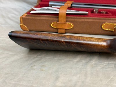 Excellent 1984 Belgian Browning Superposed B4 Grade Signed by E. Vos 12ga 27.5