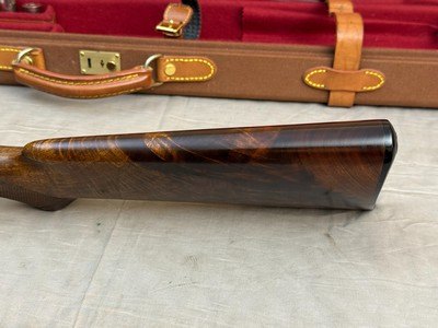 Excellent 1984 Belgian Browning Superposed B4 Grade Signed by E. Vos 12ga 27.5