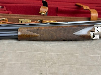 Excellent 1984 Belgian Browning Superposed B4 Grade Signed by E. Vos 12ga 27.5