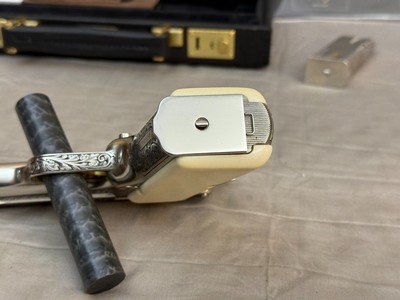 Exceptional 2014 Belgian Browning Hi Power Custom Shop Silver Renaissance 9mm Signed by J. P. Bailly - Image 15 of 24