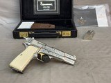 Exceptional 2014 Belgian Browning Hi Power Custom Shop Silver Renaissance 9mm Signed by J. P. Bailly - Image 2 of 24