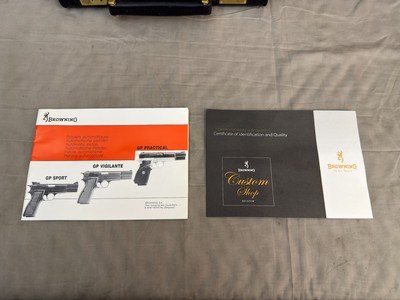 Exceptional 2014 Belgian Browning Hi Power Custom Shop Silver Renaissance 9mm Signed by J. P. Bailly - Image 20 of 24