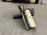Exceptional 2014 Belgian Browning Hi Power Custom Shop Silver Renaissance 9mm Signed by J. P. Bailly - Image 9 of 24
