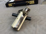 Exceptional 2014 Belgian Browning Hi Power Custom Shop Silver Renaissance 9mm Signed by J. P. Bailly - Image 10 of 24