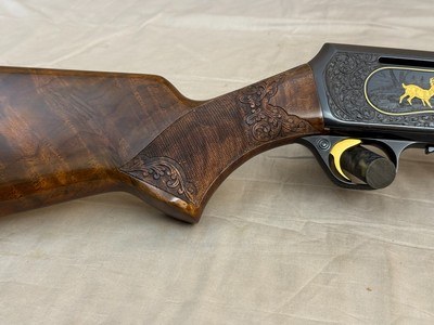 Gorgeous 1971 J. Baerten Engraved Belgium Browning BAR Grade V 30-06 Factory Iron Sights No Sling Swivels - Image 6 of 25