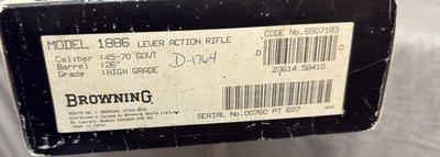 Browning 1886 High Grade .45-70 in Original Box Signed by T. Mori - Image 25 of 25