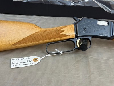 NIB 2013 Browning BL22 Grade II Blued Engraved Receiver Maple Stock .22lr - Image 4 of 24