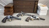 Exceptional Colt Bicentennial Pistol Set Python 357 Mag + Single Action Army 45 Colt + Third Model Dragoon 44cal - Image 6 of 18