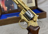 Exceptional American Historical Foundation Engraved + Gold & Silver Plated Colt Python Legacy 