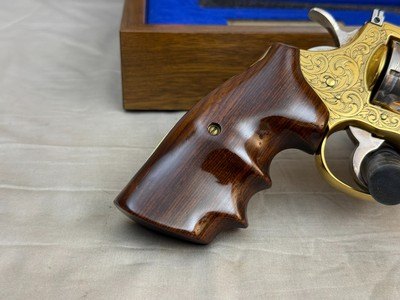 Exceptional American Historical Foundation Engraved + Gold & Silver Plated Colt Python Legacy 
